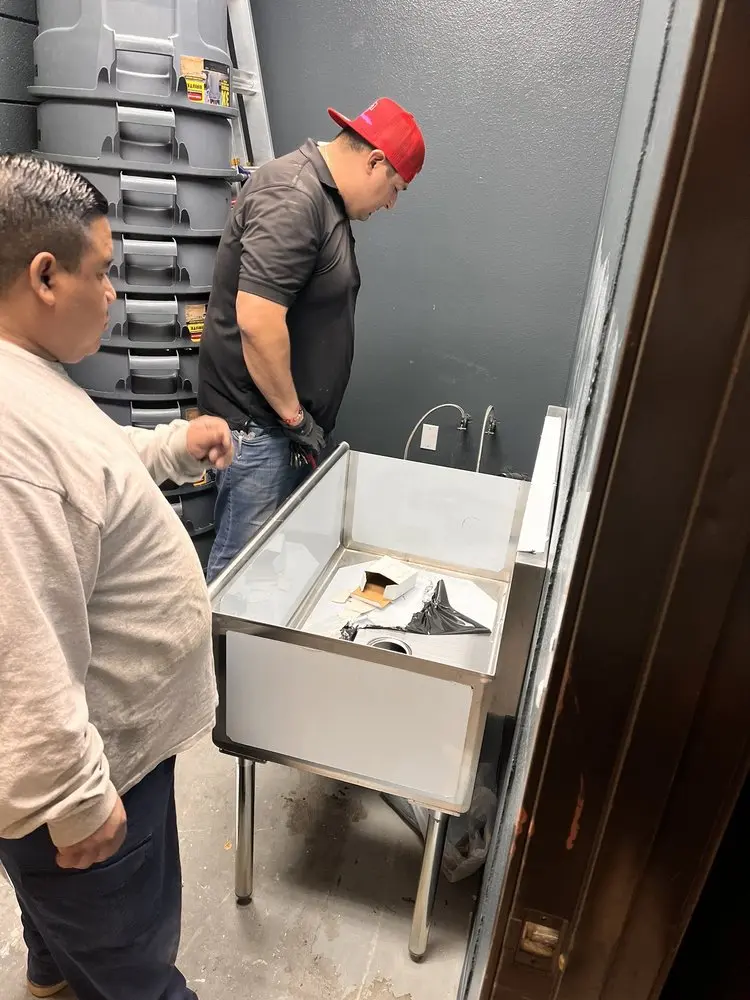 Commercial plumbing and sink installation in Old Farm